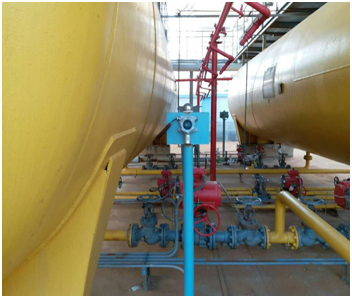 氣體監(jiān)測系統(tǒng)安裝現(xiàn)場圖